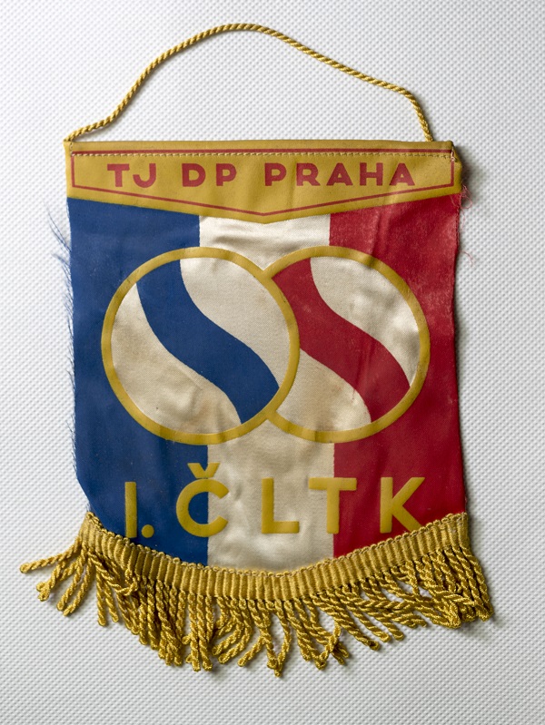 Vlajka klubová I.ČLTK TJ DP Praha