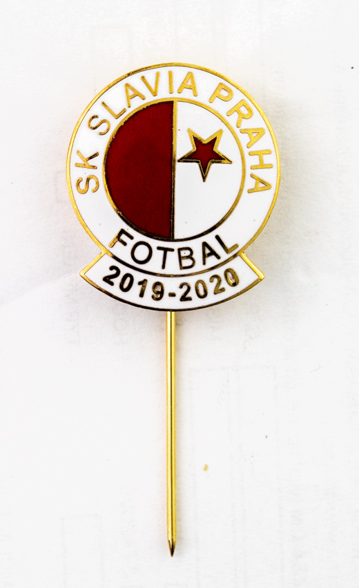 Odznak SK Slavia Praha, sezona 2019/2020 GOLD W/W