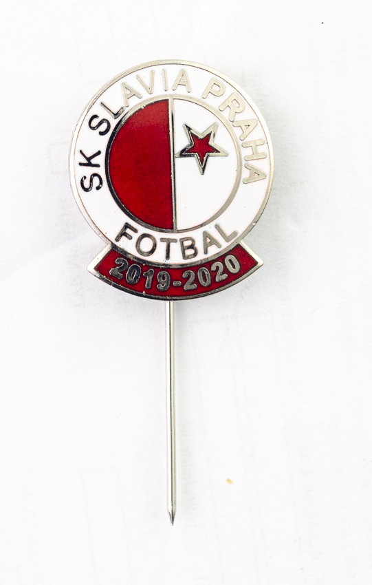 Odznak SK Slavia Praha, sezona 2019/2020 SILVER W/R
