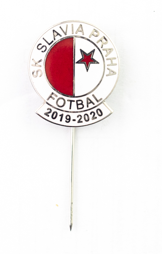 Odznak SK Slavia Praha, sezona 2019/2020 SILVER W/W