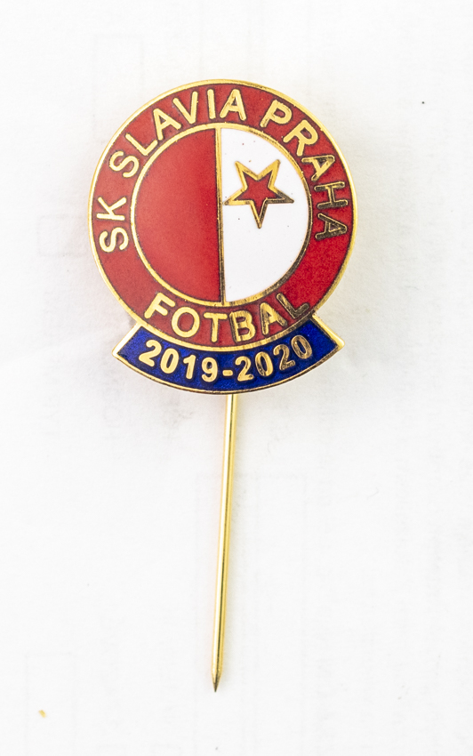 Odznak SK Slavia Praha, sezona 2019/2020 GOLD R/B
