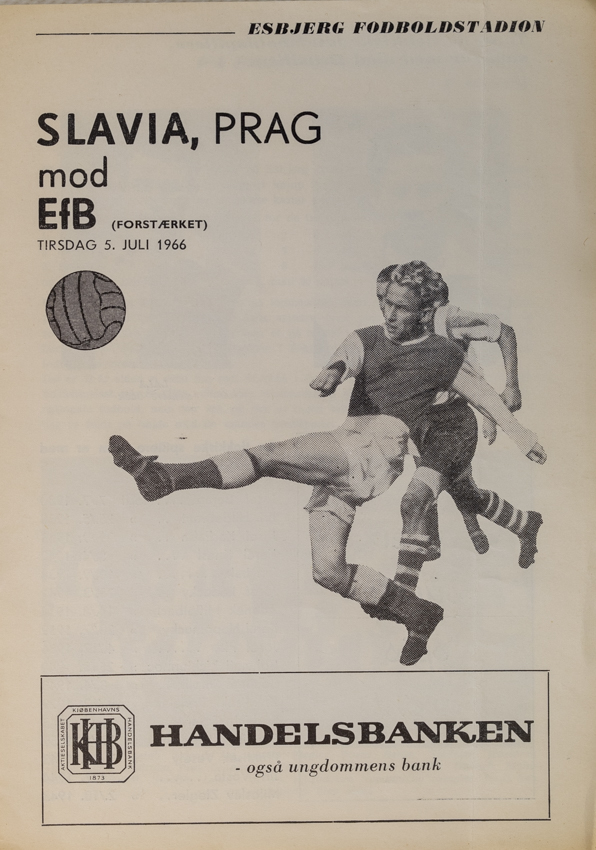 Program - SLAVIA Prag mod EFB , 1966