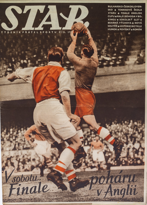 Časopis STAR, V sobotu finále poháru v Anglii, Č. 17 (632), 1938
