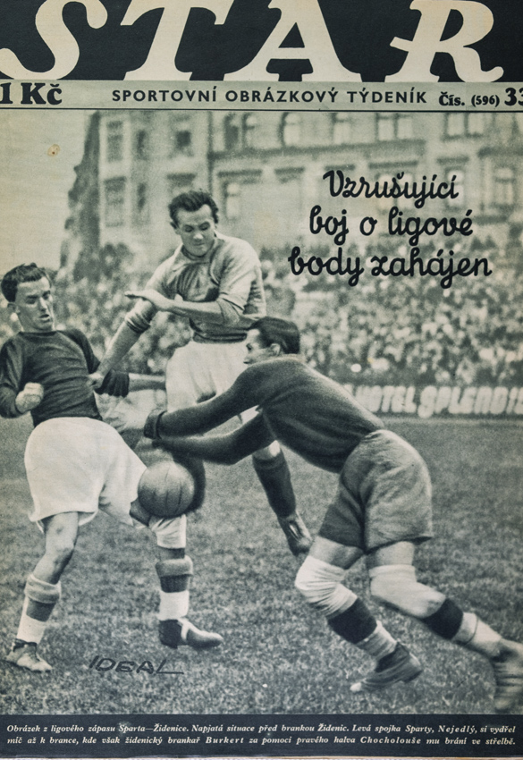 Časopis STAR, Vzrušující boj o ligové body zahájen Č. 33 ( 596 ), 1937