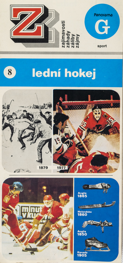 Brožura skládací, Lední hokej, č. 8