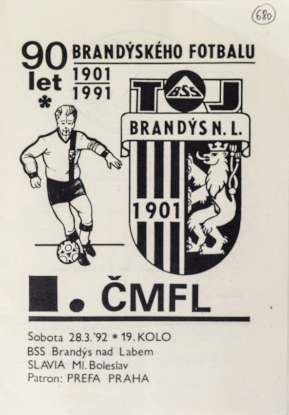 Program Brandýs nad Labem v. Slavia Ml. Boleslav, 1992