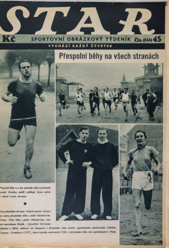 Časopis STAR, Přespolní běhy na všech stranách Č. 45 ( 555 ), 1936