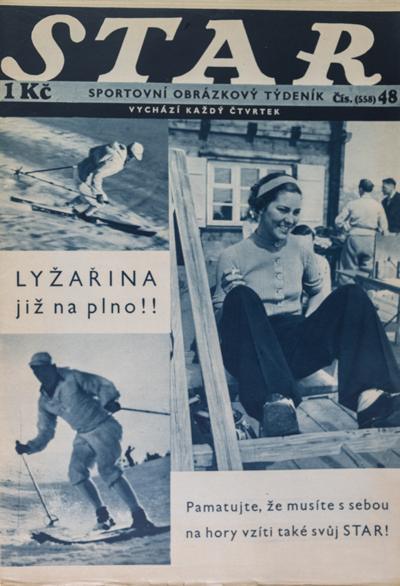 Časopis STAR, Lyžařina již na plno!! č. 48 ( 558 ), 1936