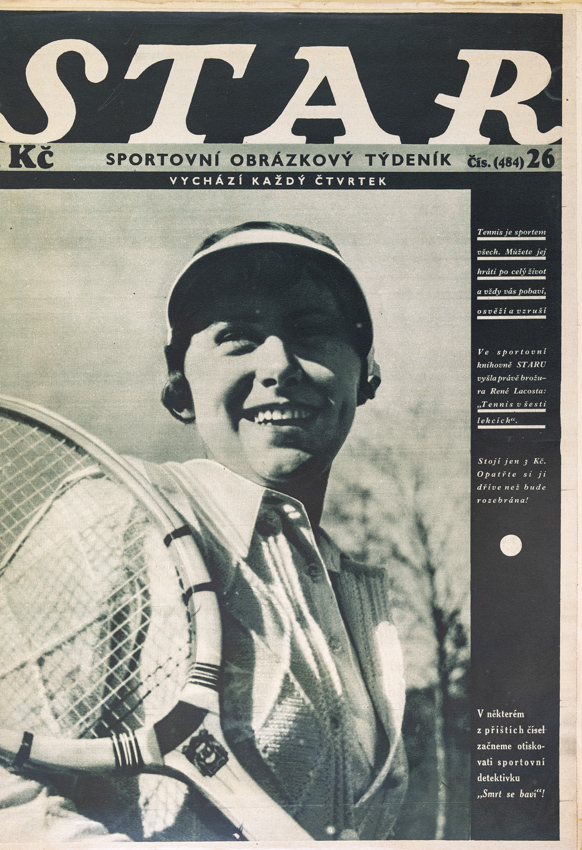 Časopis STAR, Tennis je sportem všech č. 26 ( 484 ), 1935