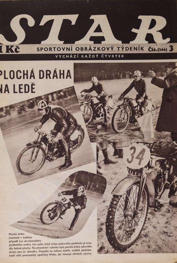 Časopis STAR, Plochá dráha na ledě Č. 3 ( 566 ), 1937