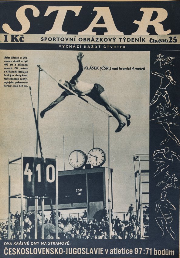 Časopis STAR, Klásek nad hranicí 4 metrů Č. 25 ( 535 ), 1936
