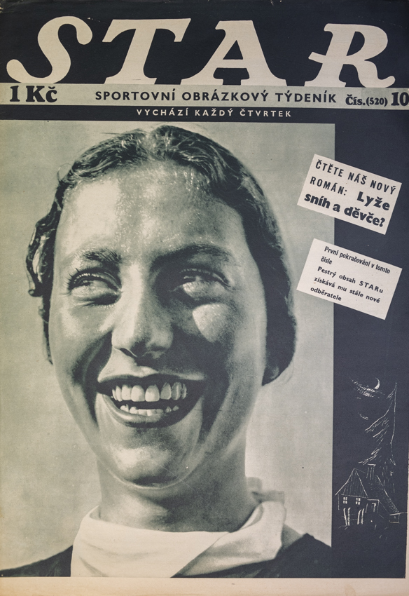 Časopis STAR, Lyže , sníh a děvče Č. 10 ( 520 ), 1936