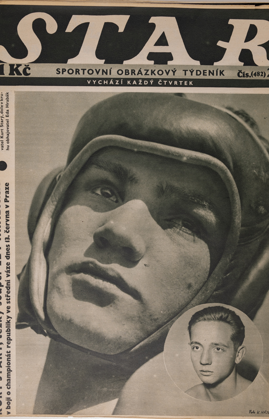 Časopis STAR, Kurt Starý, těžký soupeř Edy Hrabáka Č. 24 ( 482 ), 1935