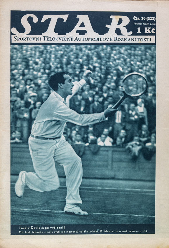 Časopis STAR, Jsme v Davis cupu vyřazeni Č. 20 ( 322 ), 1932