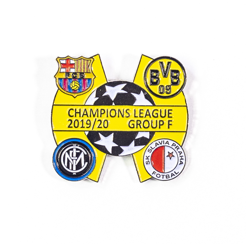 Odznak - Sada odznaků , UEFA Champions league, Group F 2019/20, SIL/YEL/YEL