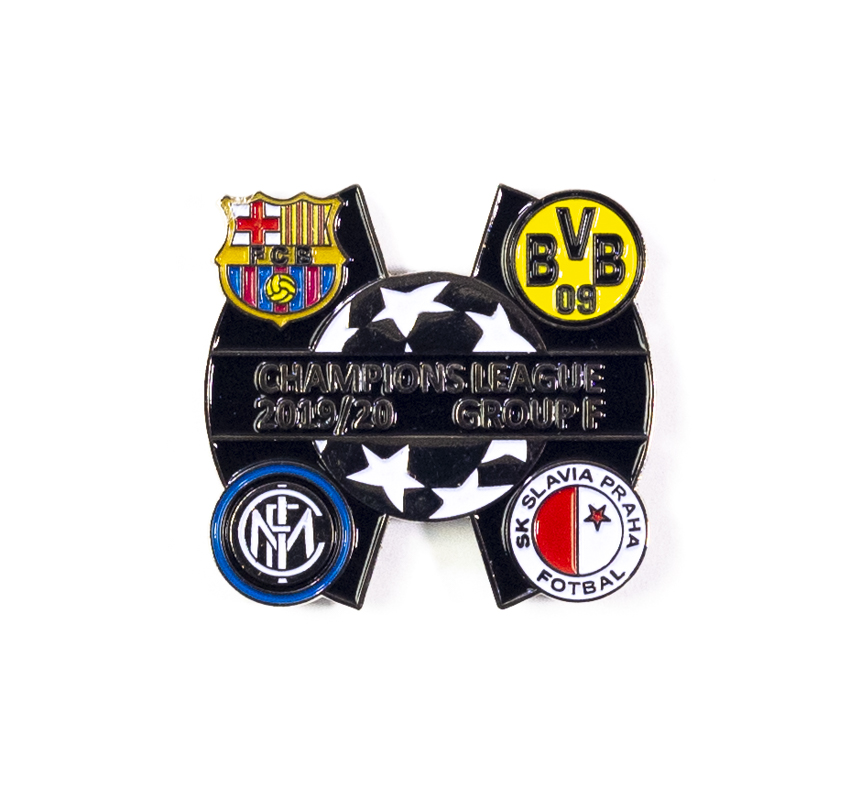 Odznak - Sada odznaků , UEFA Champions league, Group F 2019/20, SIL/BLK/BLK