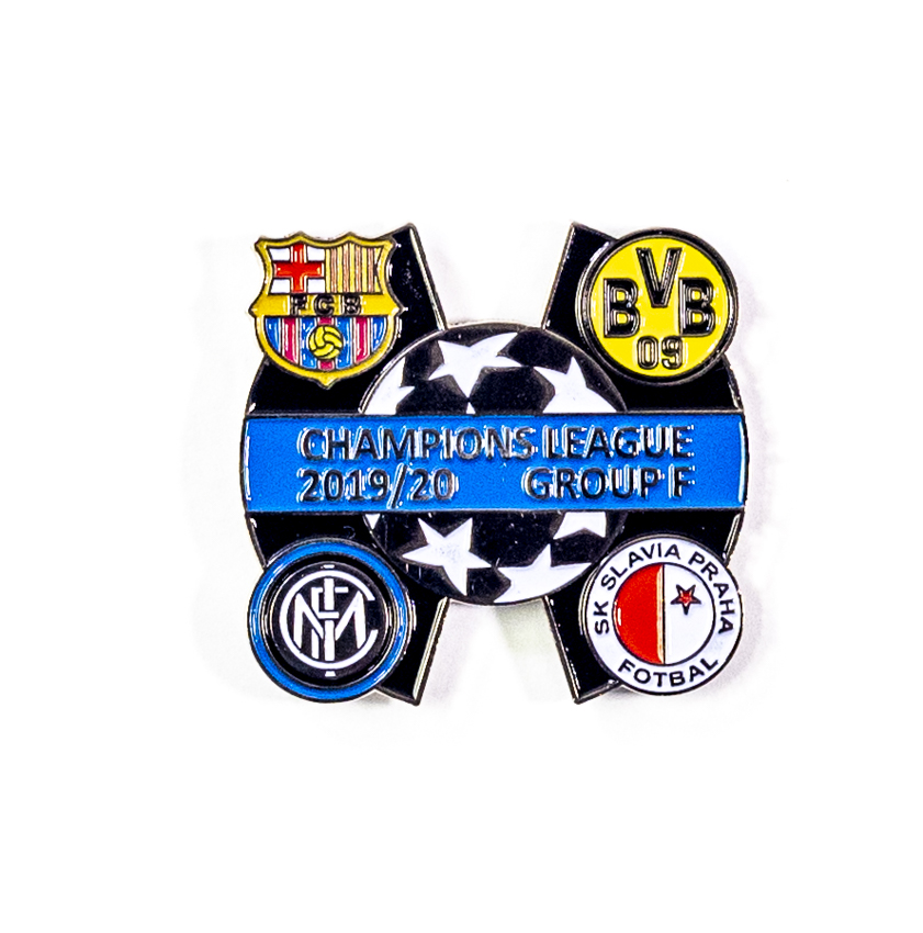 Odznak - Sada odznaků , UEFA Champions league, Group F 2019/20, SIL/BLK/BLU