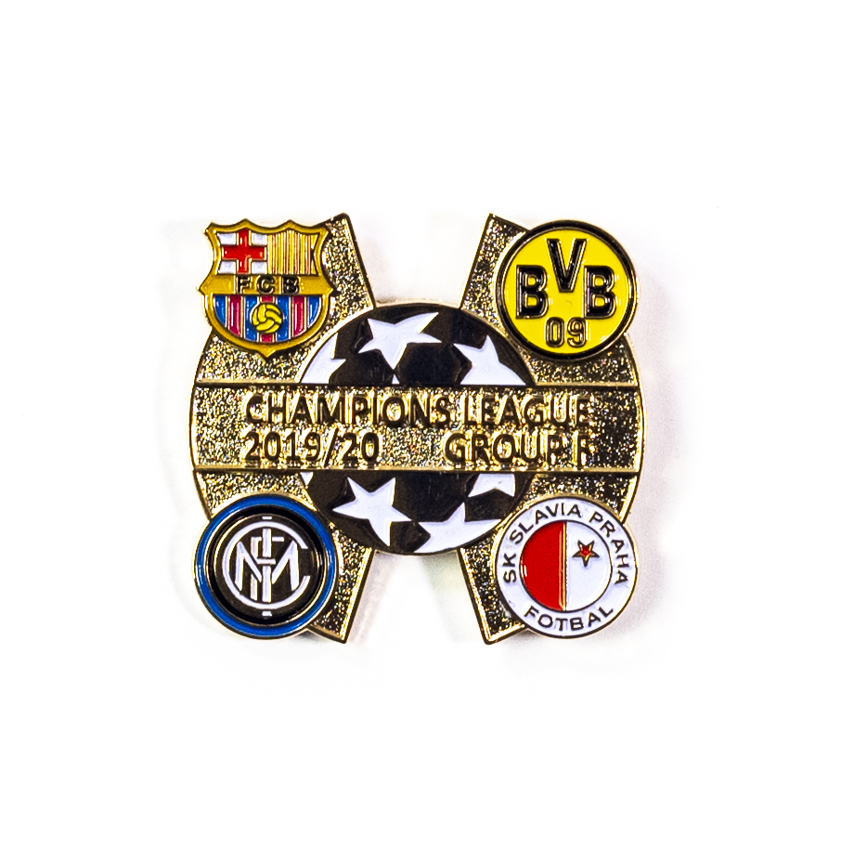 Odznak - Sada odznaků , UEFA Champions league, Group F 2019/20, GLD/GLD/GLD