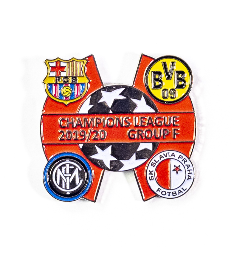 Odznak - Sada odznaků , UEFA Champions league, Group F 2019/20, SIL/RED/RED