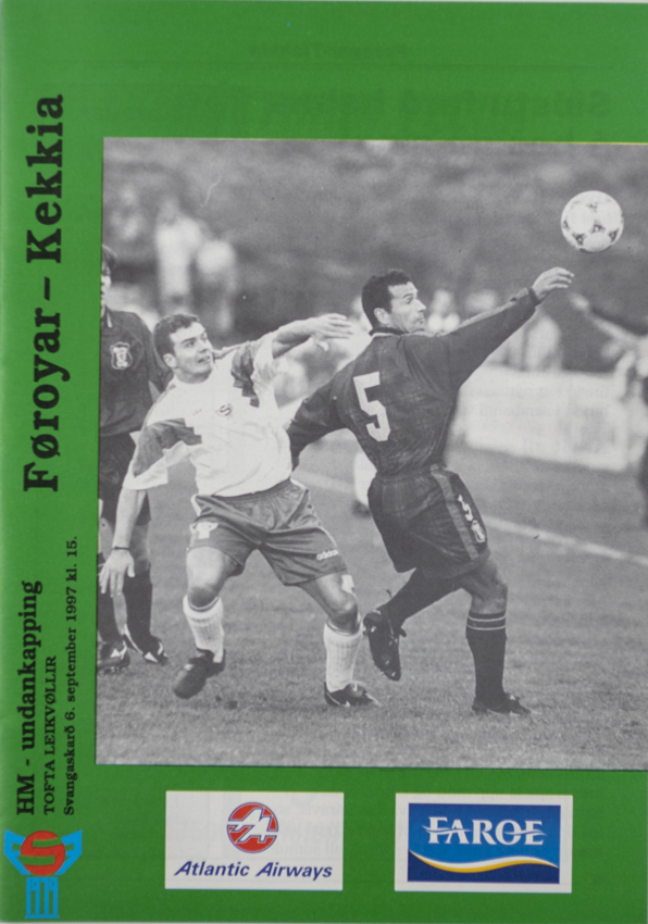 Program fotbal, Foroyar - Kekkia, 1997