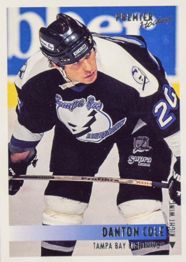 Hokejová kartička, Danton Cole, Tampa Bay Lightning, 1994