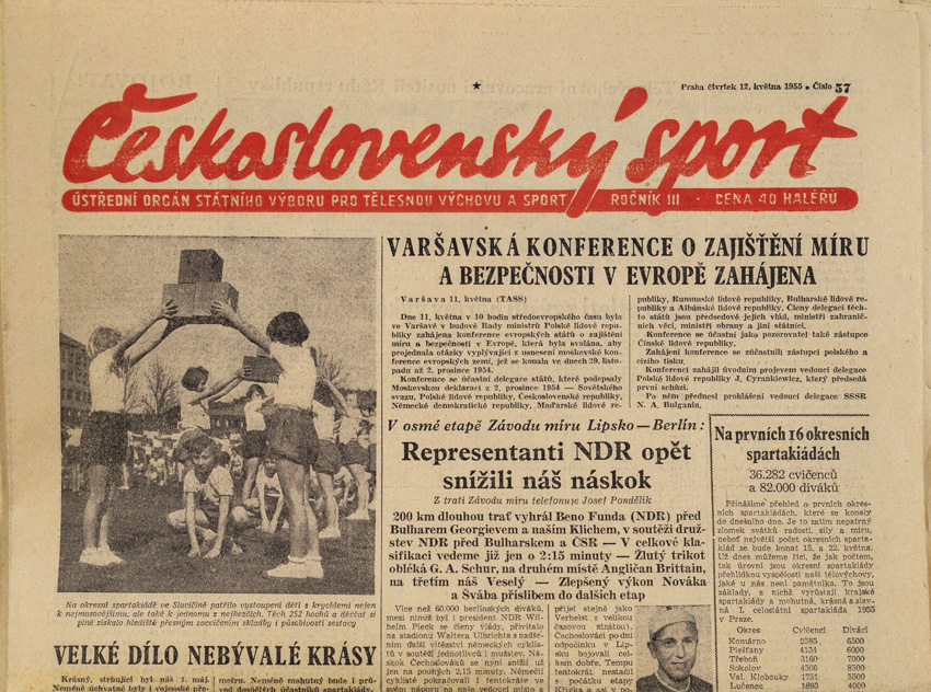 Noviny Československý sport, 57/1955