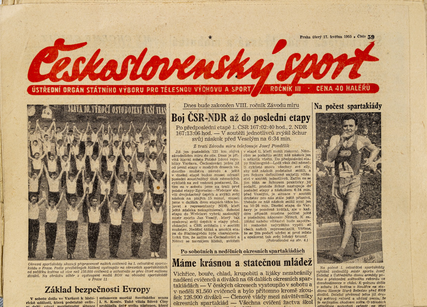 Noviny Československý sport, 59/1955