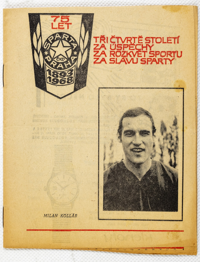 Program fotbal, Sparta Praha v. VSS Košice, 1968