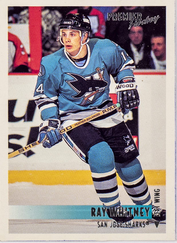 Hokejová kartička, Ray Whitney, San Jose Sharks, 1994