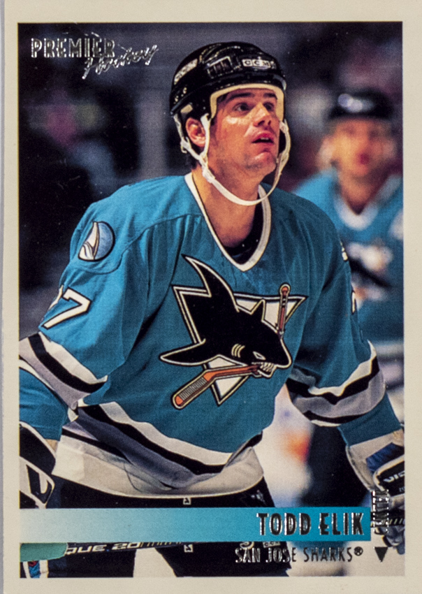 Hokejová kartička, Tod Elik, San Jose Sharks, 1994