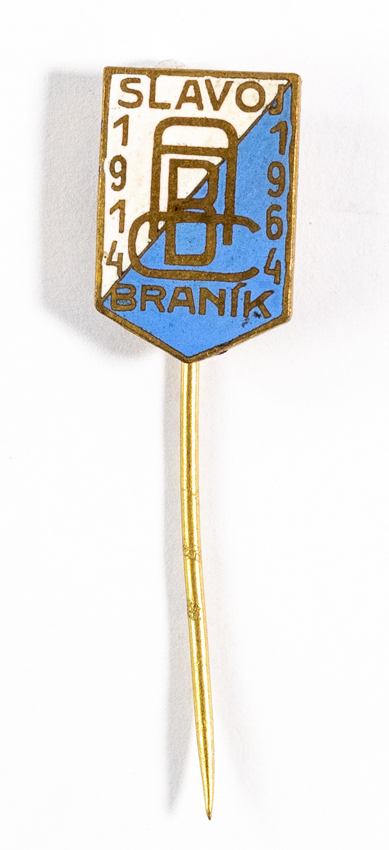 Odznak smalt Slavoj Braník, 1914-1964