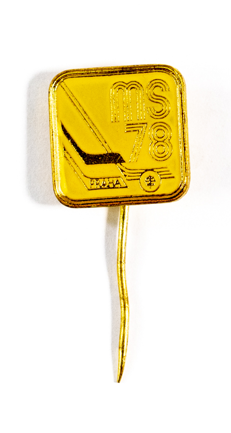 Odznak hokej, MS Praha, 1978, Yel