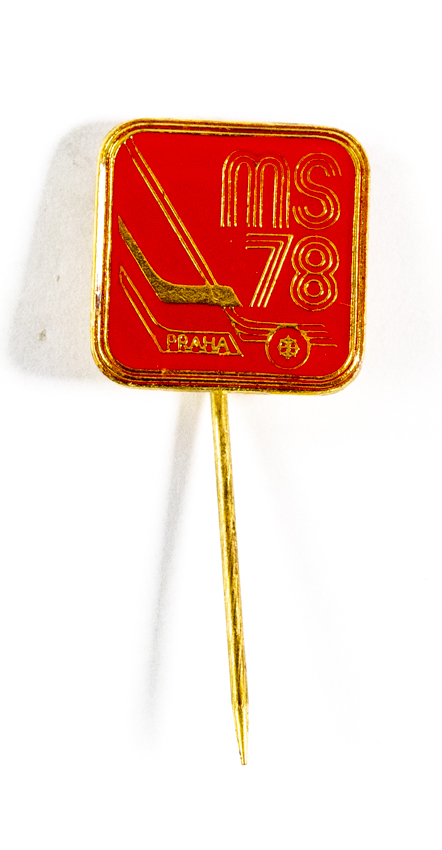 Odznak hokej, MS Praha, 1978, Red