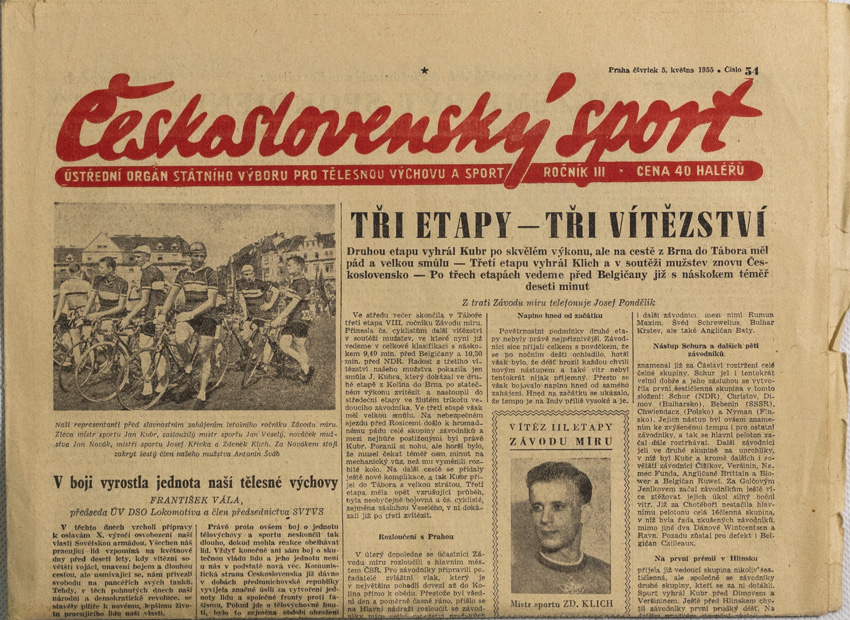 Noviny Československý sport, 54/1955