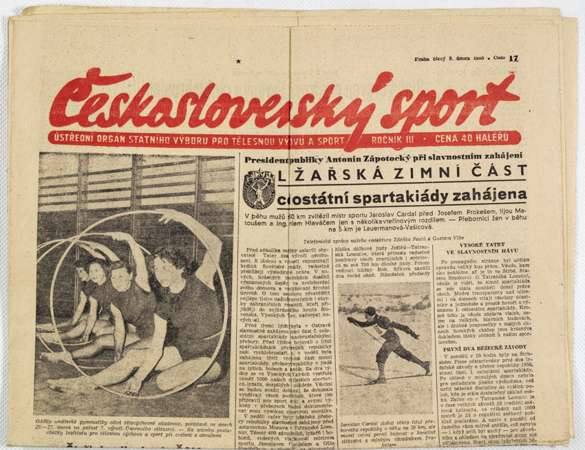 Noviny Československý sport, 17/1955