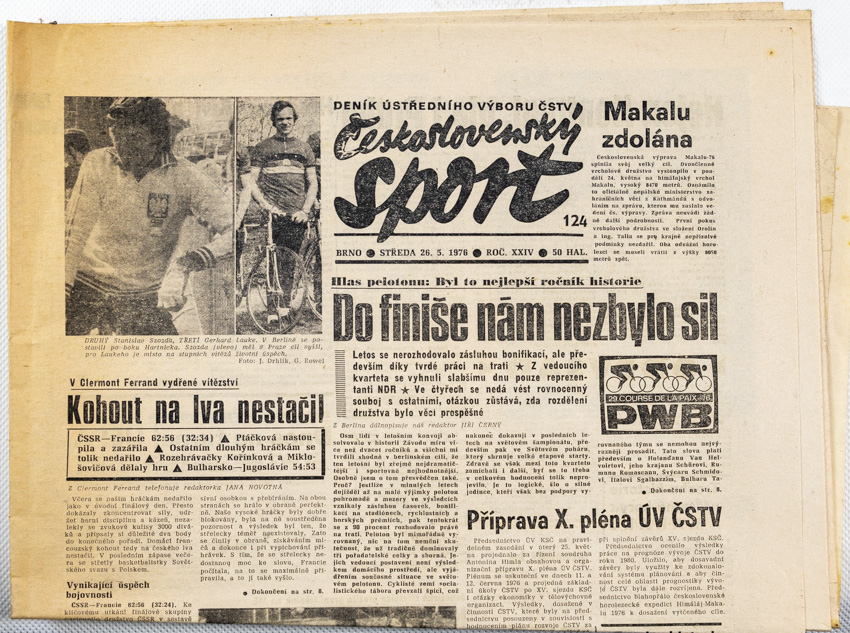 Noviny Československý sport, 124/1978