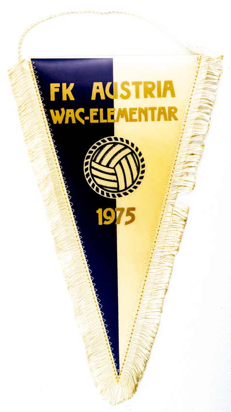 Klubová vlajka FK Austria Wac - Ellementar, 1975