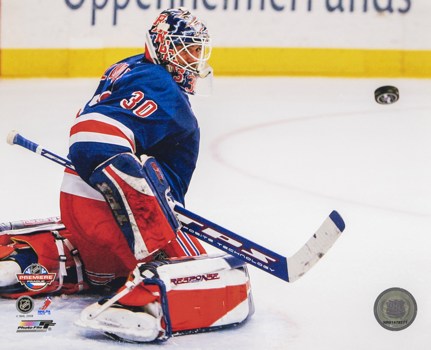 NHL Premiere 2008, photo Henrik Lunquist Rangers 8 x 10 inch