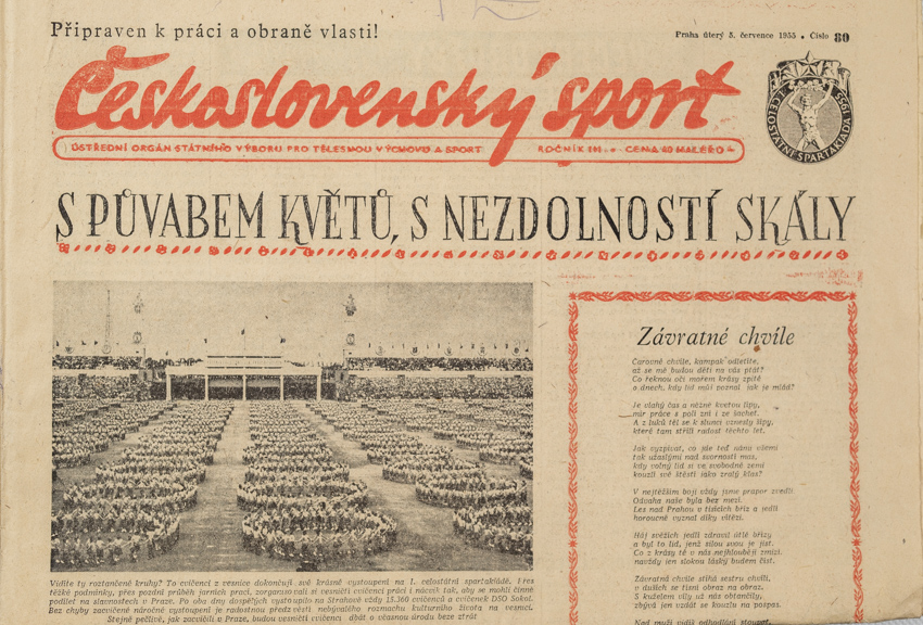 Noviny Československý sport, 80/1955