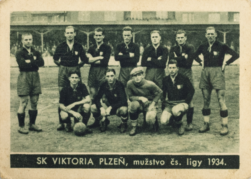 Kartička , Album sportovců, SK Viktoria Plzeň, č. 12