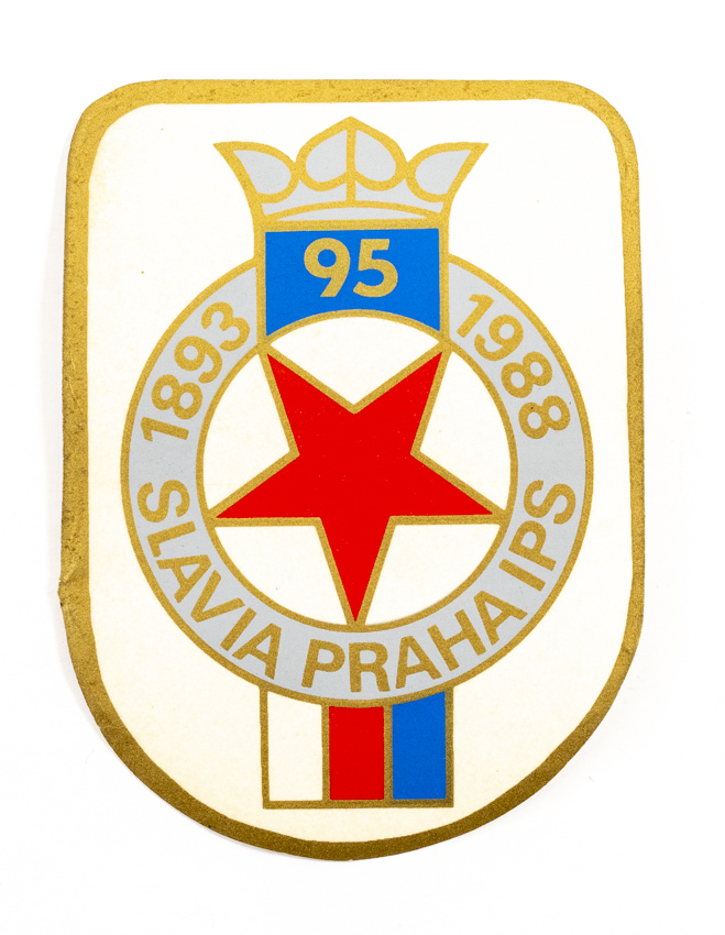 Samolepka, 95, Slavia Praha IPS, , 1893-1988