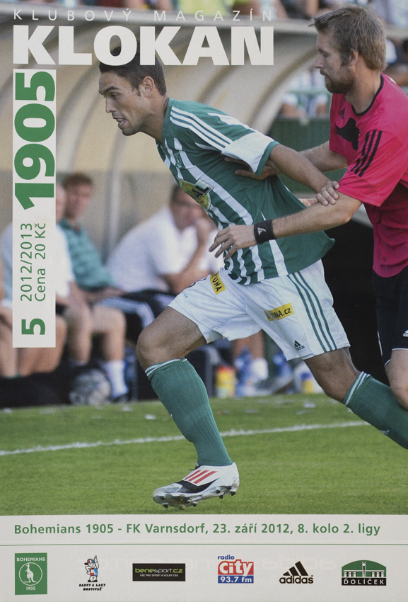 Program Klokan 1905, Bohemians 1905 v. K Varnsdorf, 5/2012