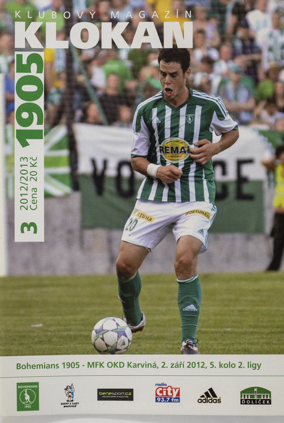 Program Klokan 1905, Bohemians 1905 v. MFK OKD Karviná, 3/2012