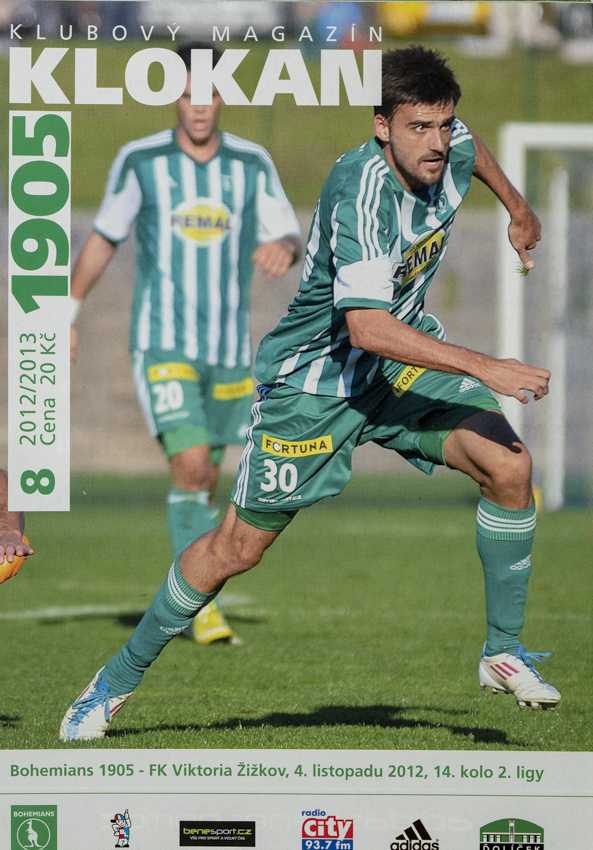 Program Klokan 1905, Bohemians 1905 v. FK Viktoria Žižkov, 8/2012