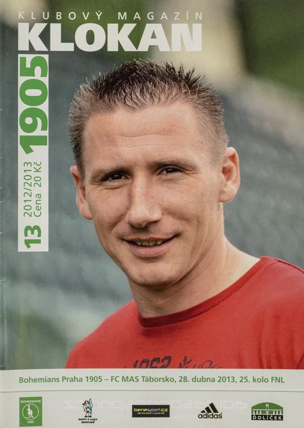 Program Klokan 1905, Bohemians 1905 v. FC MAS Táborsko, 13/2013