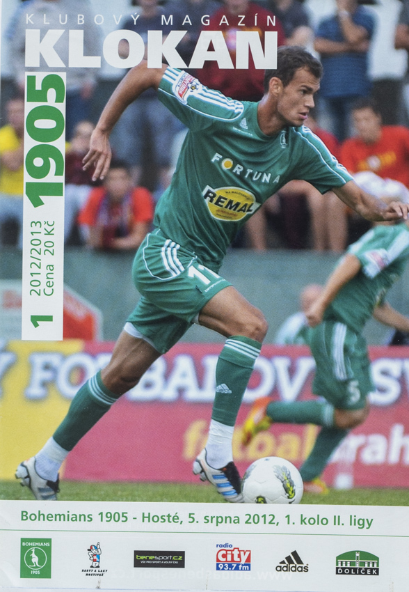 Program Klokan 1905, Bohemians 1905 v. Hosté, 1/2012