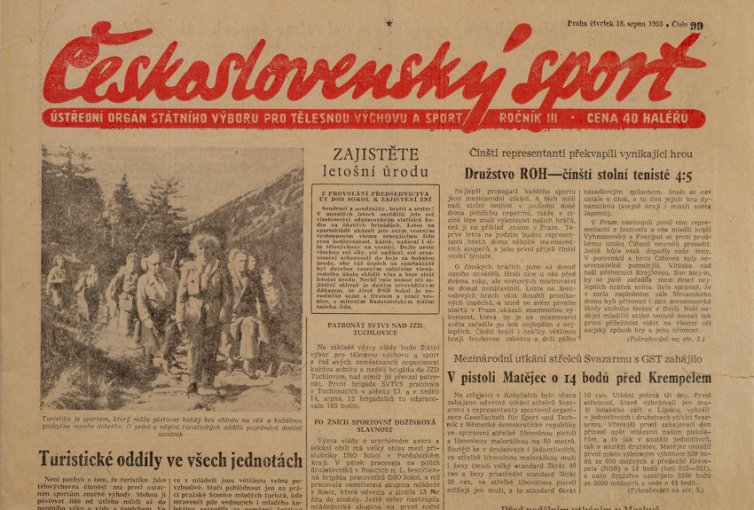 Noviny Československý sport, 99/1955