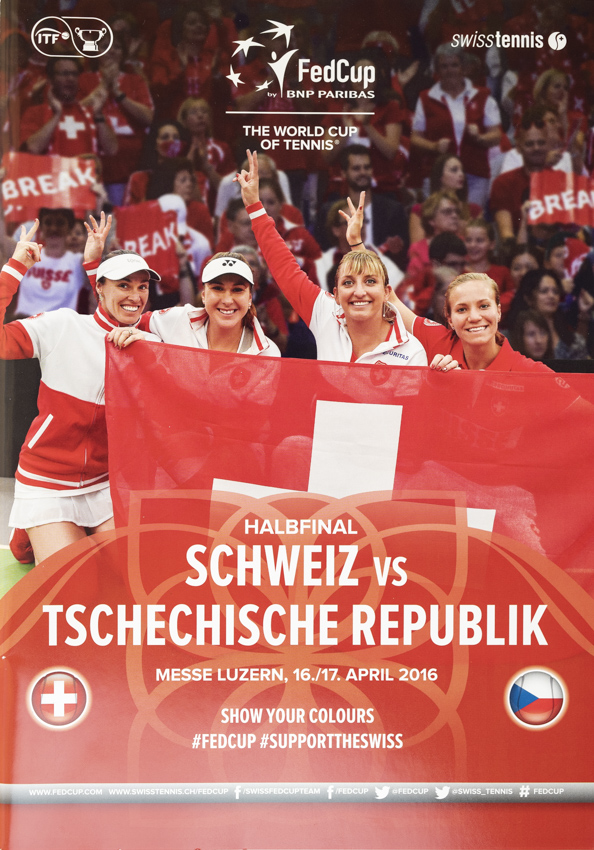 Program, Fed Cup , Schweiz v. Tsecechische Republik, 2016