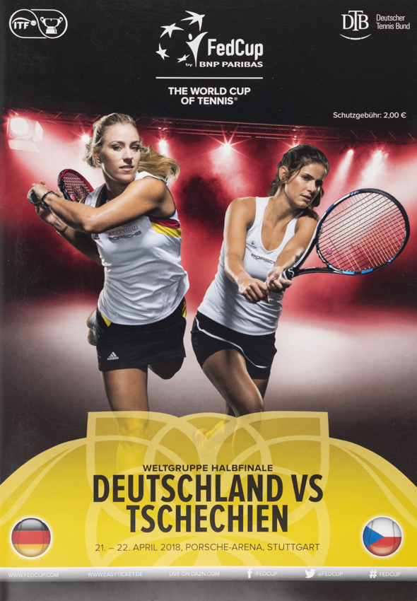 Program, Fed Cup , Deutschlad v. Tschechien, 2018