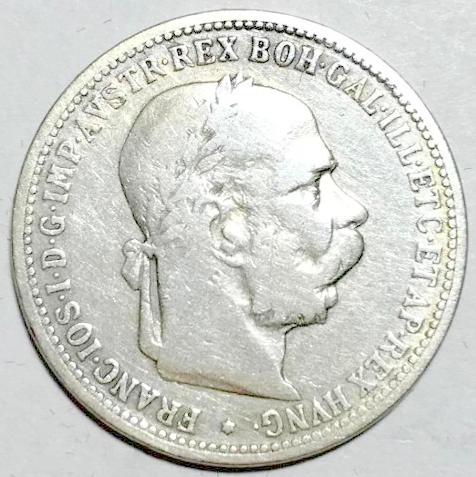 František Josef, 1 koruna, 1893 Ag